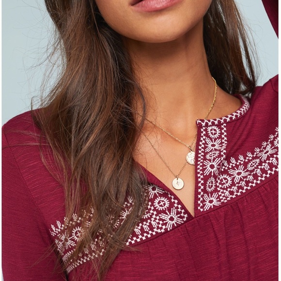 Anthropologie Casablanca Embroidered Top - Picture 4 of 6